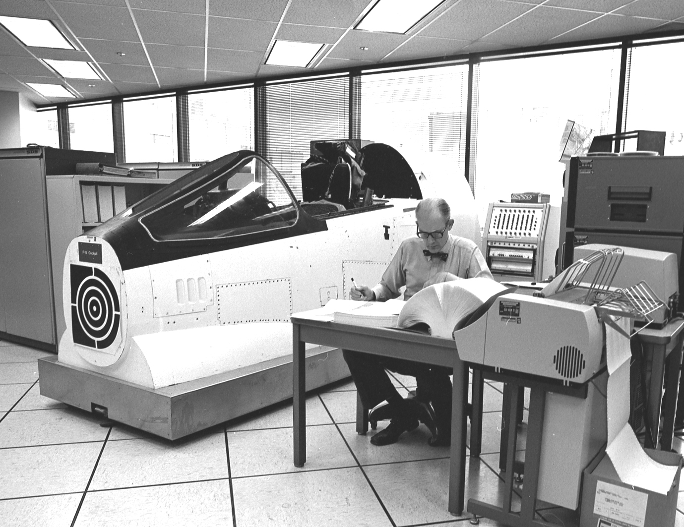 Bairnsfather in Flight Simulation Lab