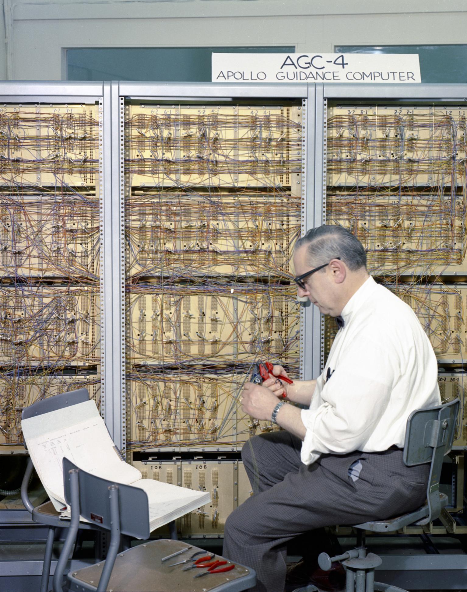 Apollo Guidance Computer and Engineer Apollo Guidance Computer and Engineer