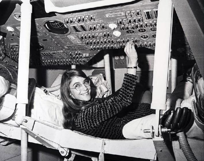 Margaret Hamilton Inside Command Module Margaret Hamilton Inside Command Module