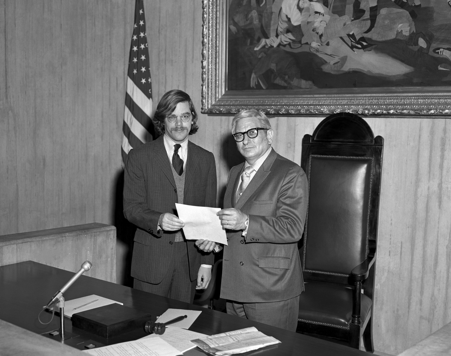 Don Eyles Receiving an Award at Boston City Hall Don Eyles Receiving an Award at Boston City Hall