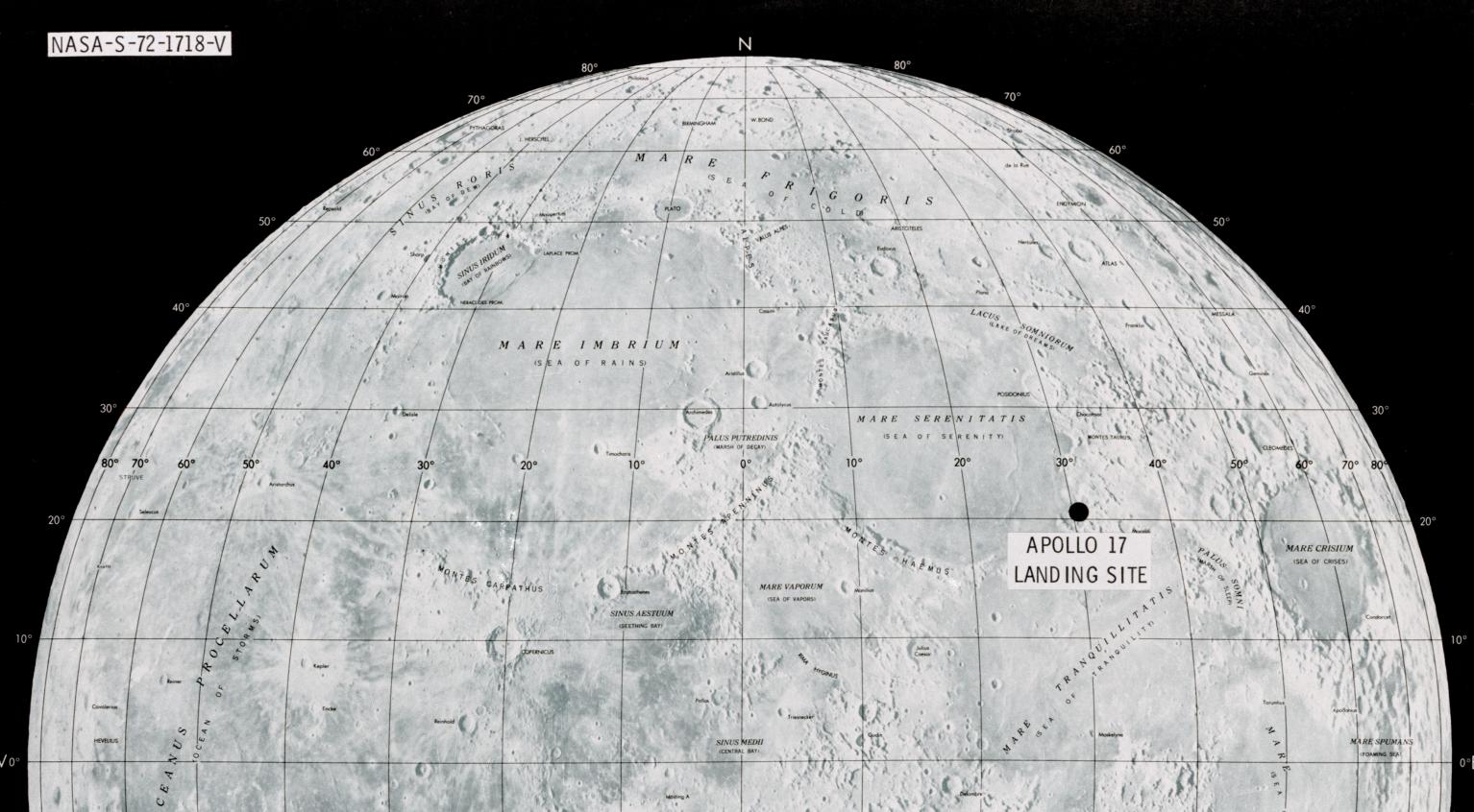 Apollo 17 Moon Landing Site