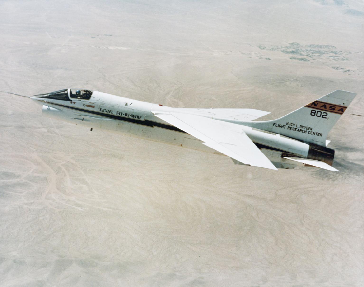 F-8 Digital Fly-By-Wire Test Flight