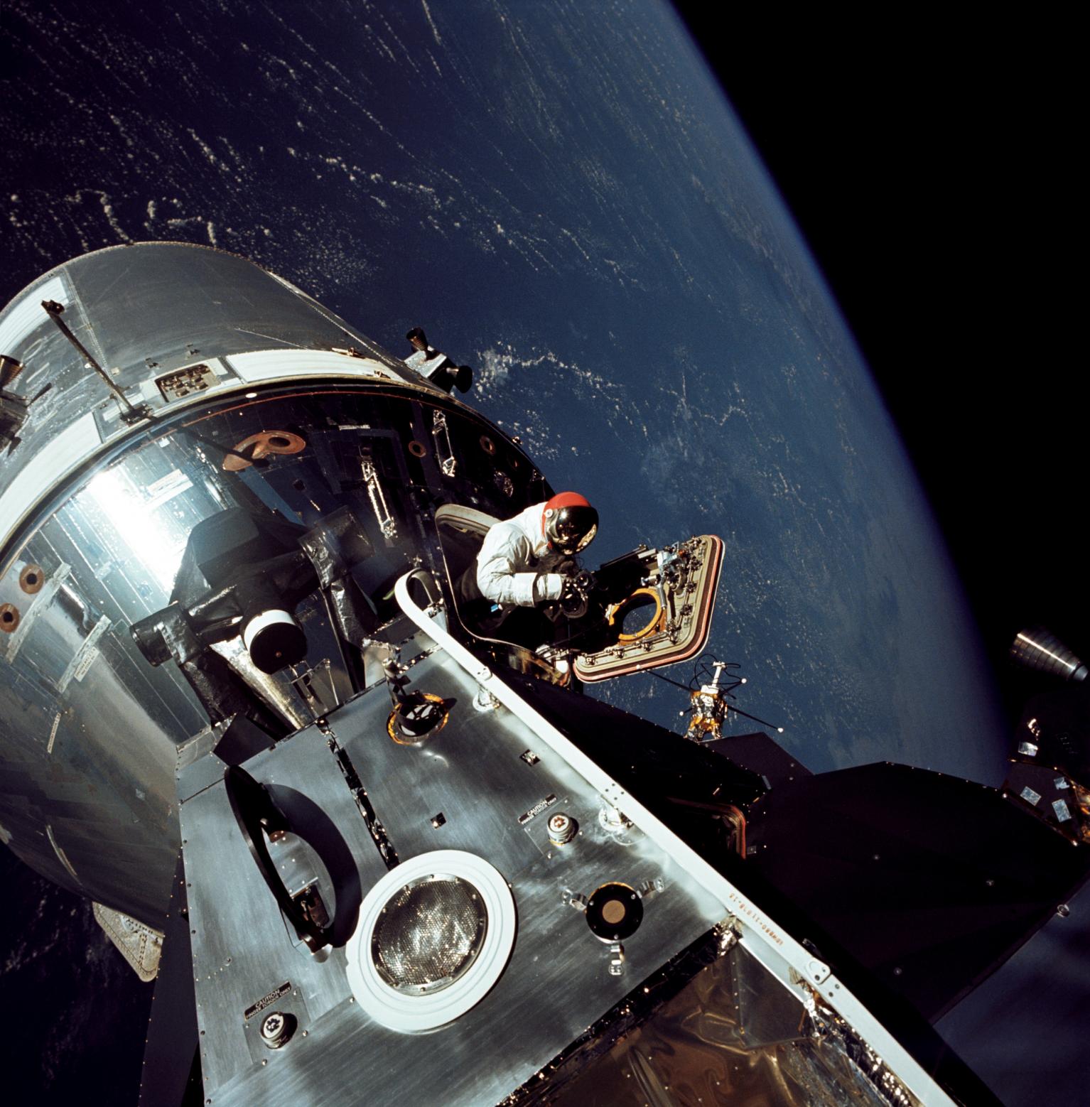 Apollo 9 Command and Service Module Docked with Lunar Module