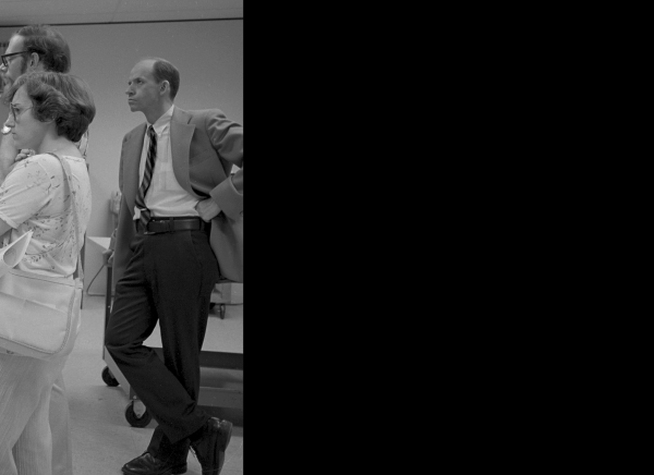 Albert Hopkins in the MIT Lab