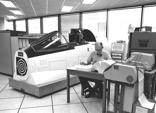 Bairnsfather in Flight Simulation Lab
