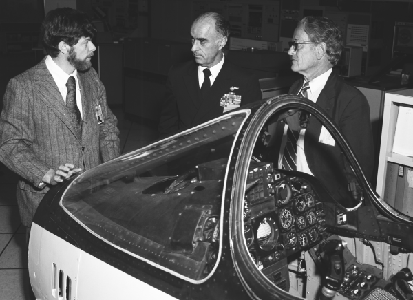 Don Fraser with Flight Simulator