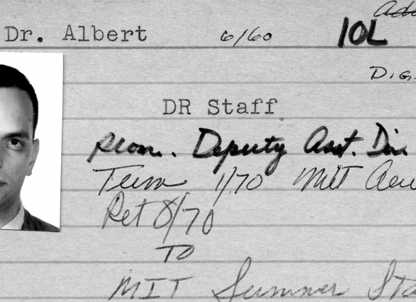 Albert Hopkins Employee Card