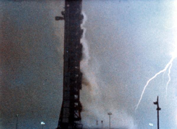 Lightning Strike During Apollo 12 Lift Off