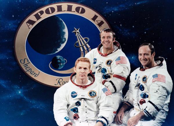 Apollo 14 Crew Shepard, Roosa, and Mitchell