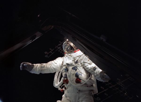 Astronaut Russell Schweickart During EVA Astronaut Russell Schweickart During EVA