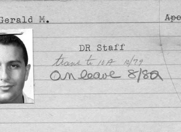 Gerald Levine Employee Card