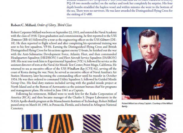 Robert Millard Naval Career and Medals