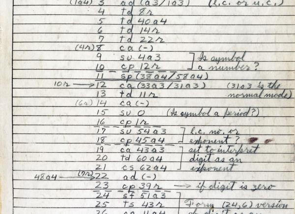 Lanning's Algebraic Compiler