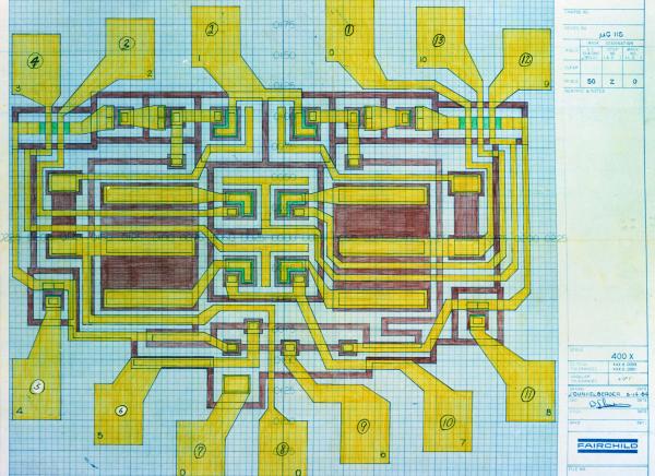 Conceptional Schematic of a Fairchild Integrated Circuit Conceptional Schematic of a Fairchild Integrated Circuit