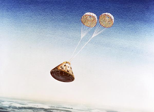 Apollo Command Module After Reentry