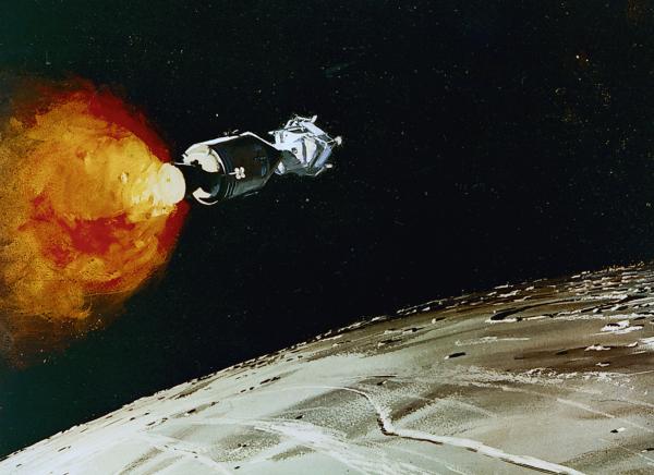 Apollo Command Service Module and Lunar Excursion Module