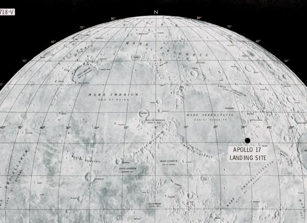 Apollo 17 Moon Landing Site