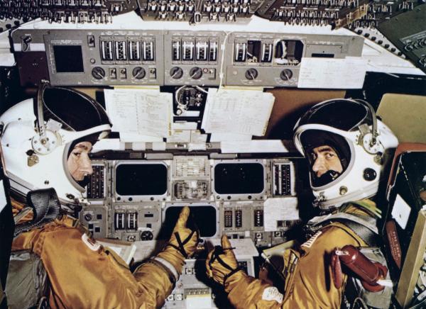 Young & Crypen Aboard the Columbia Space Shuttle Young & Crypen Aboard the Columbia Space Shuttle