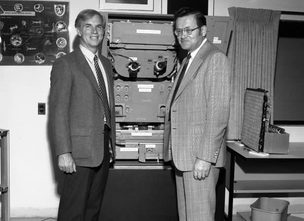 Astronaut Dave Scott & Eldon Hall