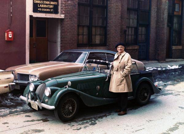 Doc Draper In Front Of the MIT Instrumentation Lab