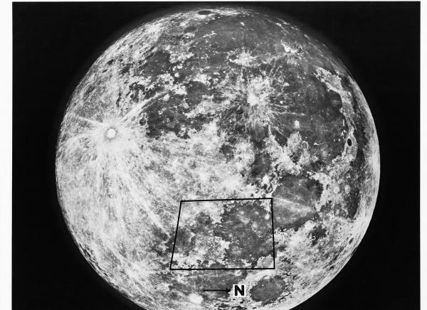 Apollo Proposed Moon Landing Site Apollo Proposed Moon Landing Site