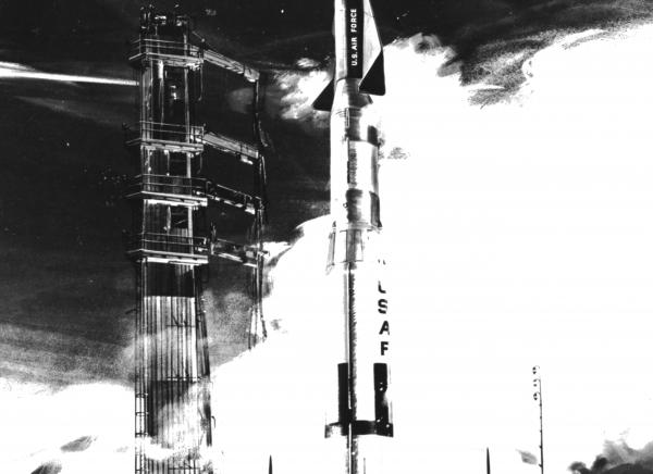 Boeing X-20 Dyna-Soar Launched with a Titan Launch Vehicle Boeing X-20 Dyna-Soar Launched with a Titan Launch Vehicle