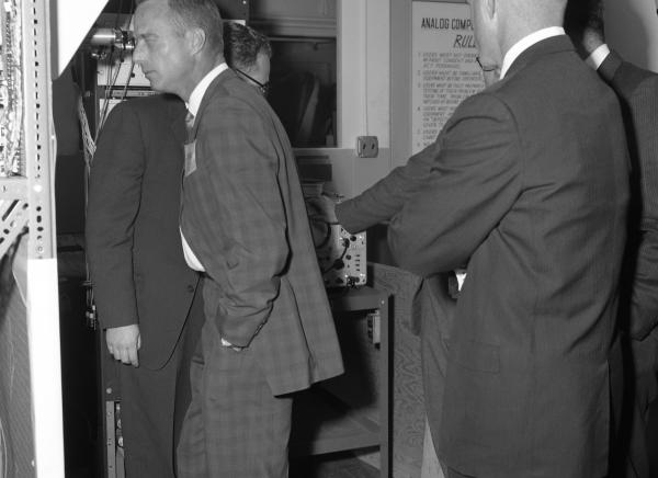 Mercury Astronauts and Engineers at MIT Lab Mercury Astronauts and Engineers at MIT Lab