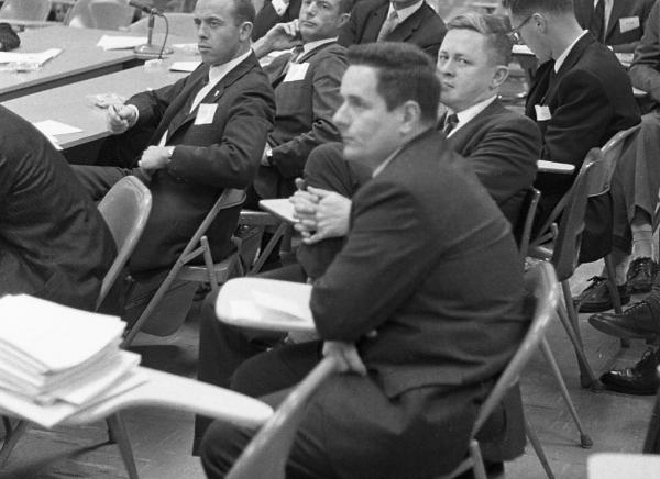Mercury Astronauts and Engineers at MIT Lab Mercury Astronauts and Engineers at MIT Lab