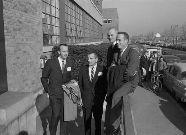 Mercury Astronauts Outside of the MIT Instrumentation Laboratory Mercury Astronauts Outside of the MIT Instrumentation Laboratory