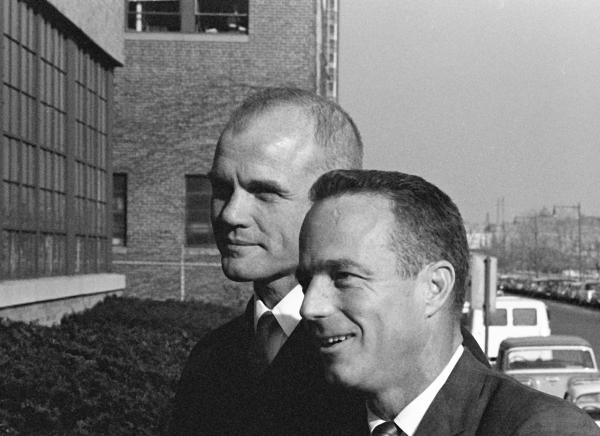 Close Up Of John Glenn and Scott Carpenter Close Up Of John Glenn and Scott Carpenter