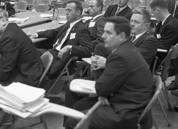 Mercury Astronauts and Engineers at the MIT Lab Mercury Astronauts and Engineers at the MIT Lab