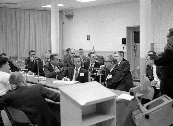Mercury Astronauts and Engineers at the MIT Lab Mercury Astronauts and Engineers at the MIT Lab