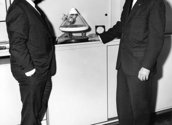 Draper and Astronaut James McDivitt Draper and Astronaut James McDivitt