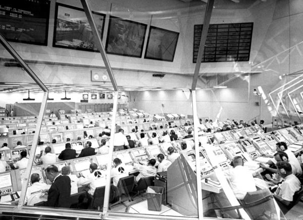 Command Room For Apollo 11 Moon Mission Kennedy Space