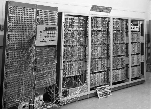 Rear View Of Apollo Guidance Computer Integrated Circuit Model Rear View Of Apollo Guidance Computer Integrated Circuit Model