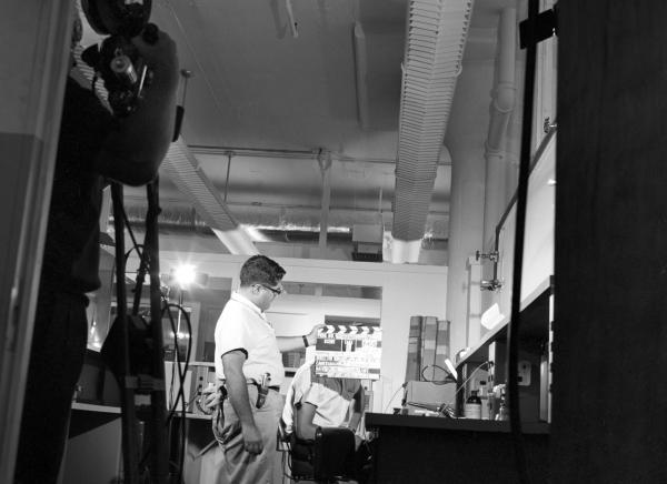NBC Crew at the MIT Lab NBC Crew at the MIT Lab