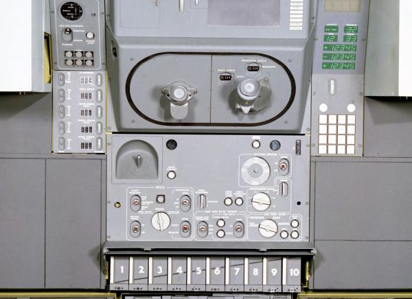 Apollo Primary Guidance, Navigation, and Control System Console Mock-Up Apollo Primary Guidance, Navigation, and Control System Console Mock-Up
