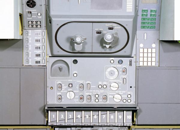 Apollo Primary Guidance, Navigation, and Control System Console Mock-Up Apollo Primary Guidance, Navigation, and Control System Console Mock-Up