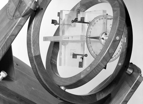 Wooden Model of the Apollo Inertial Measurement Unit Wooden Model of the Apollo Inertial Measurement Unit