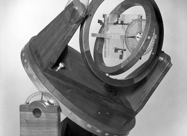 Wooden Model of the Apollo Inertial Measurement Unit Wooden Model of the Apollo Inertial Measurement Unit