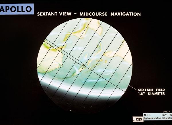 Apollo Sextant View - Midcourse Navigation Apollo Sextant View - Midcourse Navigation
