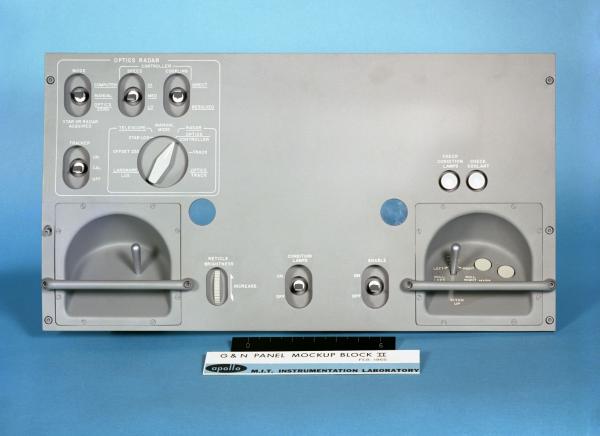 Apollo Guidance & Navigation Panel Mock-Up Block II (Front View) Apollo Guidance & Navigation Panel Mock-Up Block II (Front View)