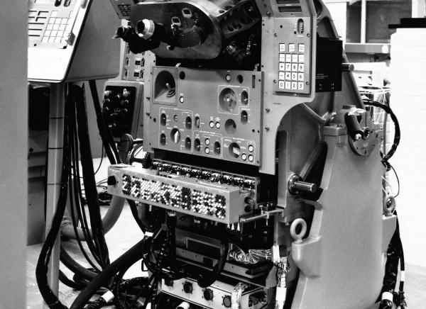 The Primary Guidance, Navigation, and Control System Console in the MIT Lab The Primary Guidance, Navigation, and Control System Console in the MIT Lab