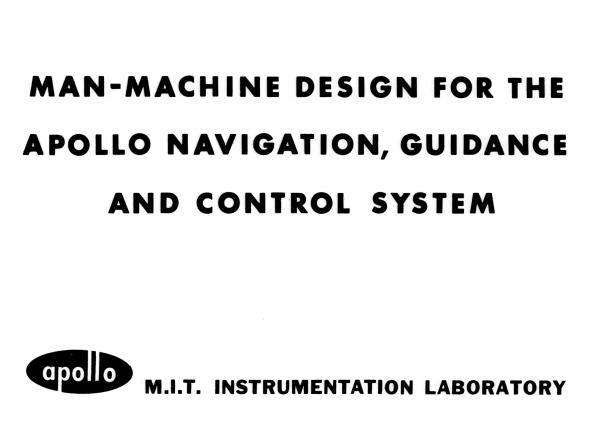 Man-Machine Design for the Apollo Navigation