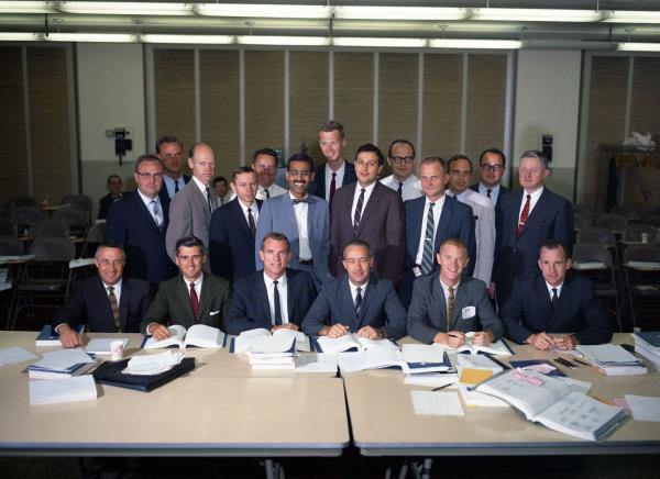 Apollo 1 Astronauts with Draper Engineers