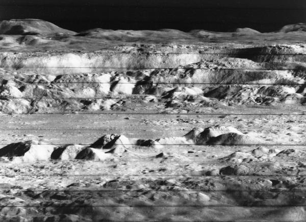Series of Panoramic Images of the Moon's Surface
