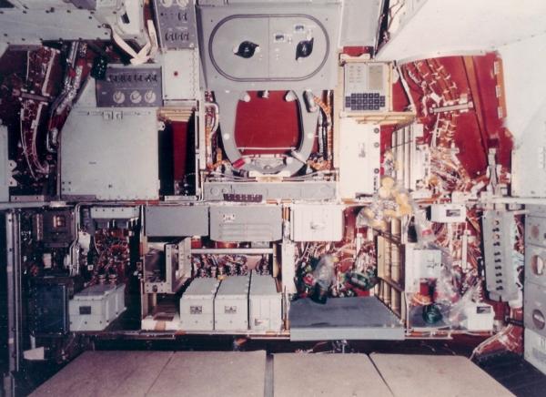 Inside View of Apollo Command Module Trainer
