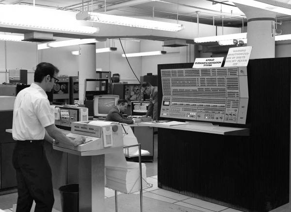 MIT Lab Testing the Apollo IBM System/360 Computer
