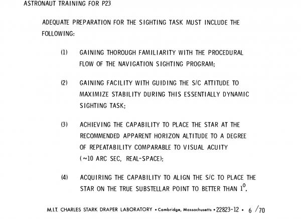 Astronaut Training For Apollo Guidance Computer P23