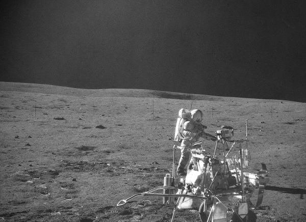 Apollo 14  Alan Shepard and the Modular Equipment Transporter